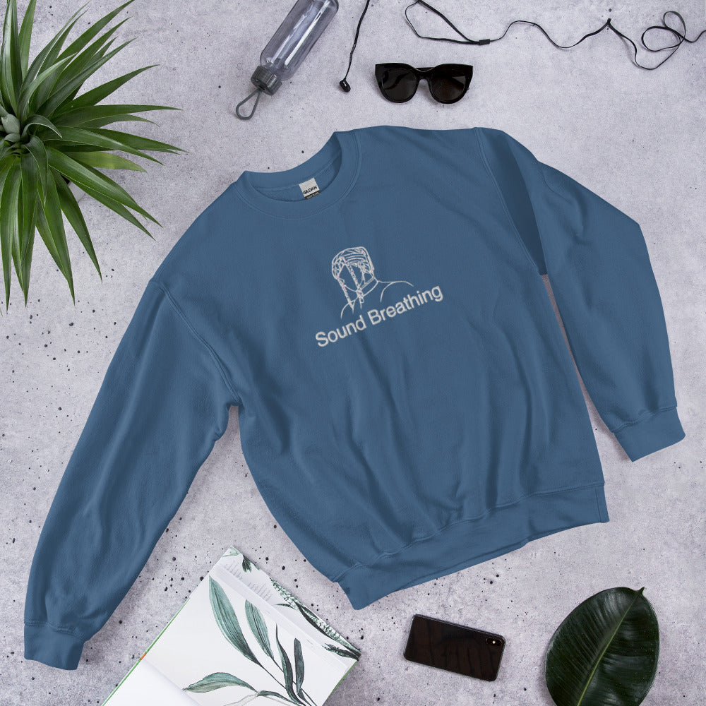 Uzui Sound Breathing Crewneck Embroidered