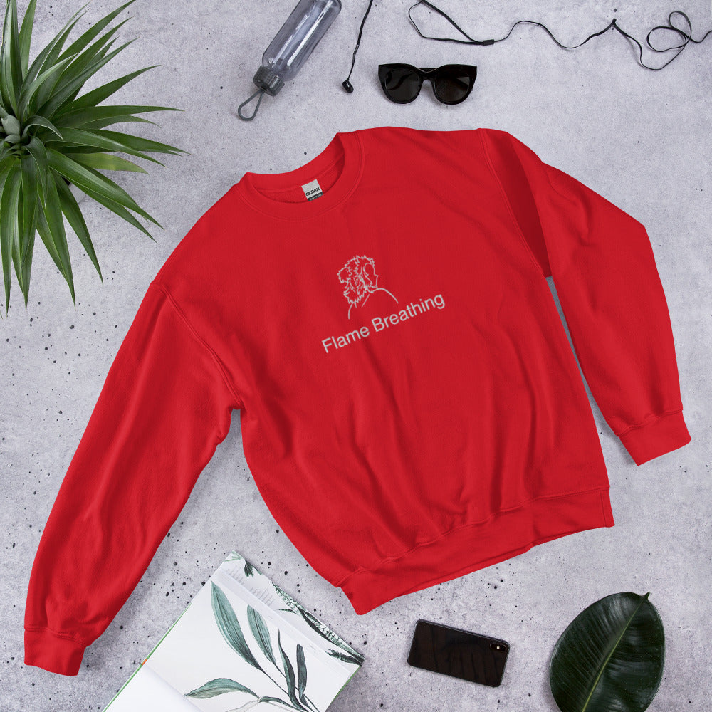 Rengoku Flame Breathing Crewneck Embroidered